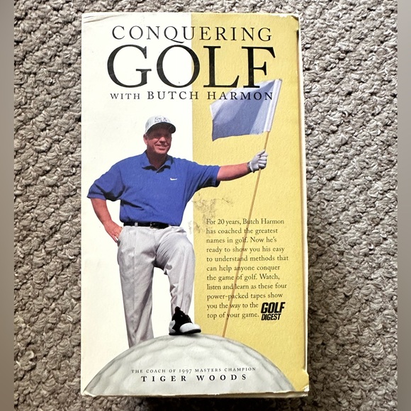 Christmas / Father’s Day! Conquering Golf with Butch Harmon VHS Complete Set - Picture 3 of 7